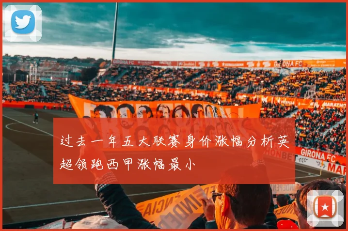 过去一年五大联赛身价涨幅分析英超领跑西甲涨幅最小